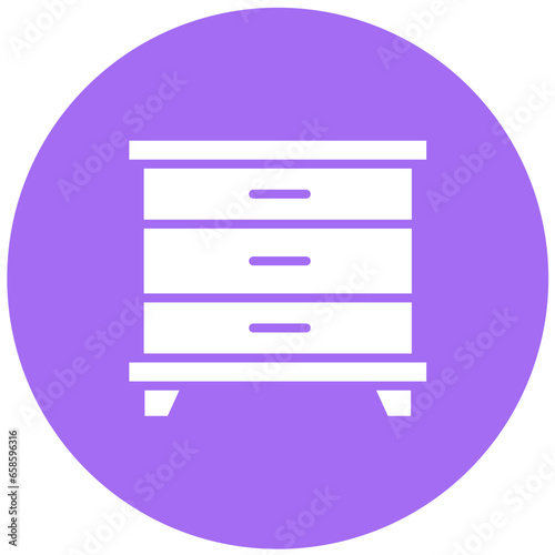 Cabinet Vector Icon Design Illustration