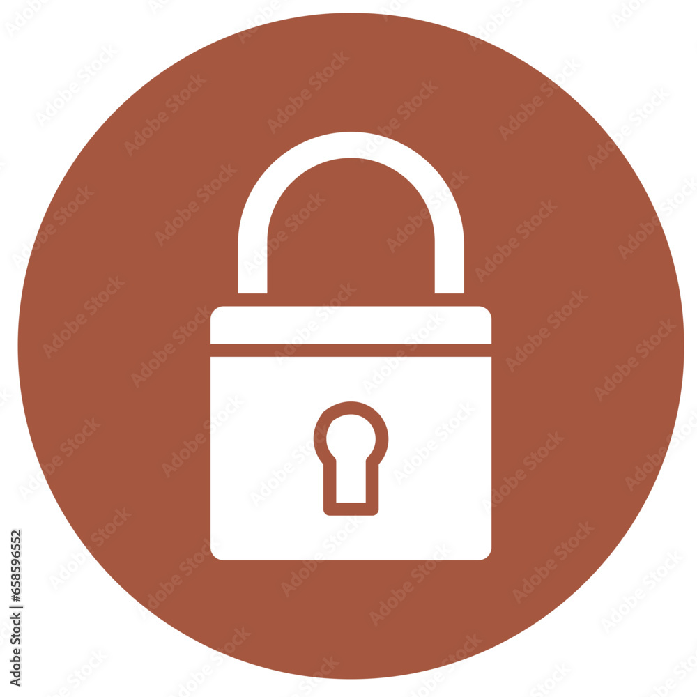 Padlock Vector Icon Design Illustration Padlock Vector Icon Design Illustration