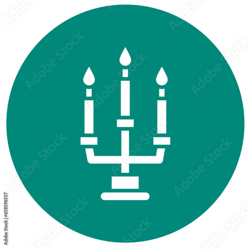 Candles Vector Icon Design Illustration