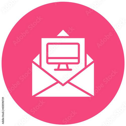 Computer Vector Icon Design Illustration