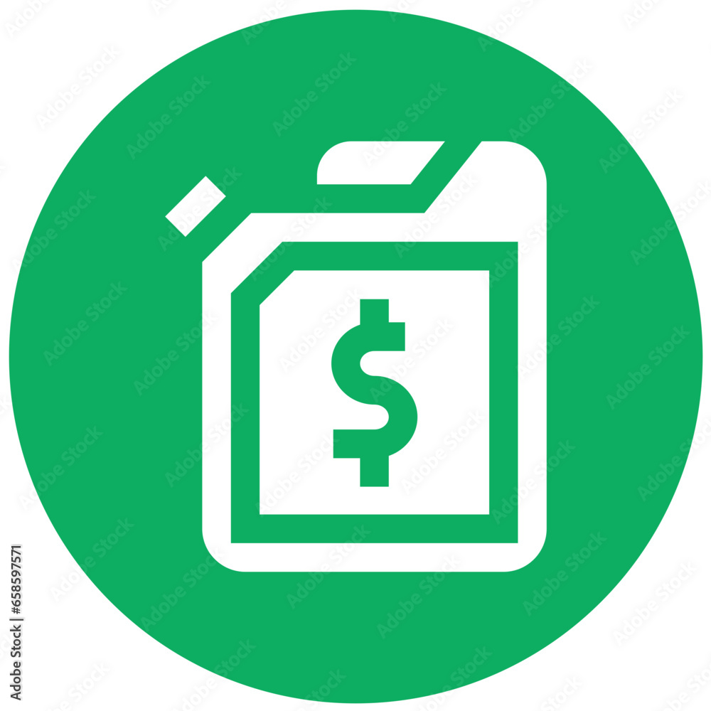 Oil Price Vector Icon Design Illustration Oil Price Vector Icon Design Illustration