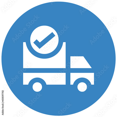 Deliver Vector Icon Design Illustration