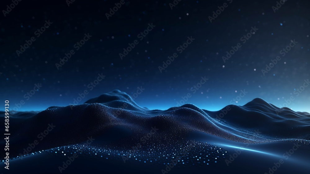 Fototapeta premium Abstract, abstract background, cloud computing, communication, data, blue background, connecting Dots, connection, connection background, Data