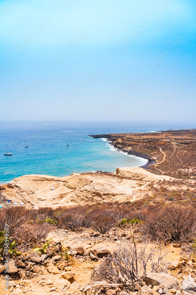 top view of wild golden diego hernandez beach