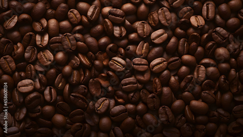 Coffee beans pattern wallpaper