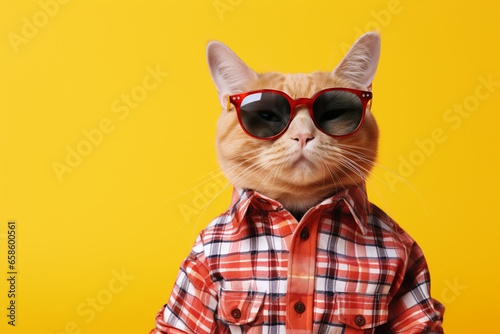 cat in sunglasses © Nature creative