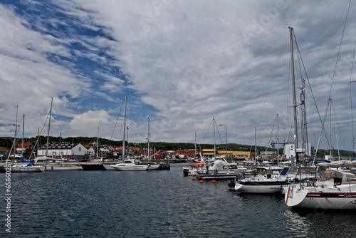 Tejn Harbour with Sailingboats photo