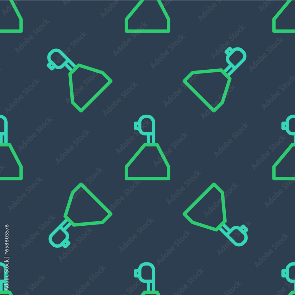 Line Gear shifter icon isolated seamless pattern on blue background. Transmission icon. Vector Line Gear shifter icon isolated seamless pattern on blue background. Transmission icon. Vector