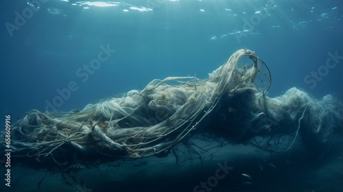 Ghost nets in the deep: How abandoned fishing gear harms marine life. 
