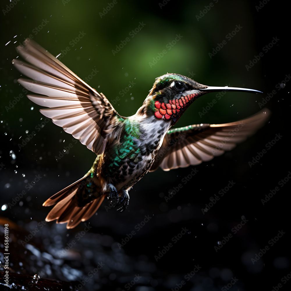 Fototapeta premium hummingbird in flight