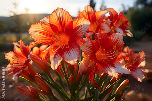 Tritonia crocatas Fiery Blooms