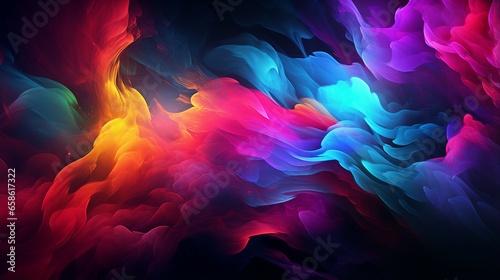 Abstract Background Concept Of Neon Nebula © Spear