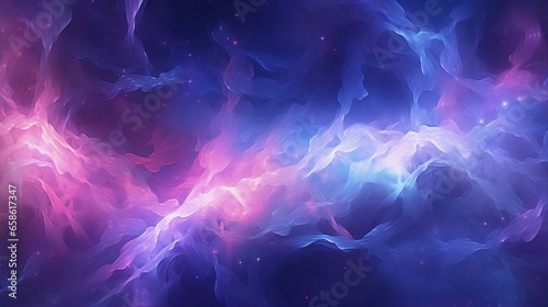 Abstract Background Concept Of Neon Nebula