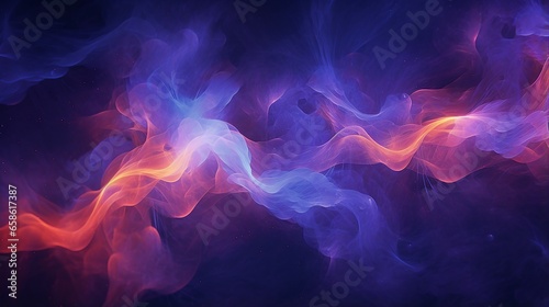 Abstract Background Concept Of Neon Nebula