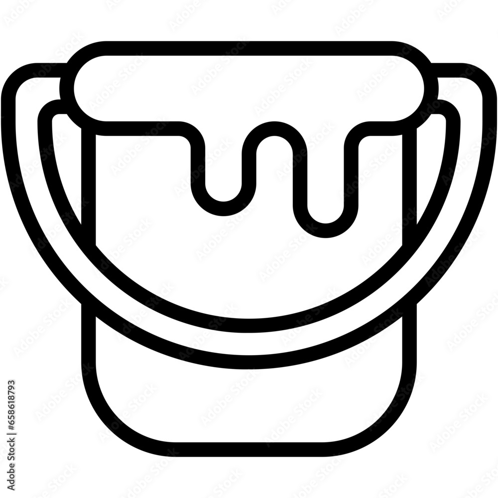 Vector Icon Cleaning, Bucket, Water Bucket, Laundry, Water, Housekeeping Vector Icon Cleaning, Bucket, Water Bucket, Laundry, Water, Housekeeping