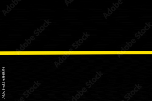 Abstract minimalist artwork. Single yellow lines on black. Texture stripes pattern. Printable vector design.