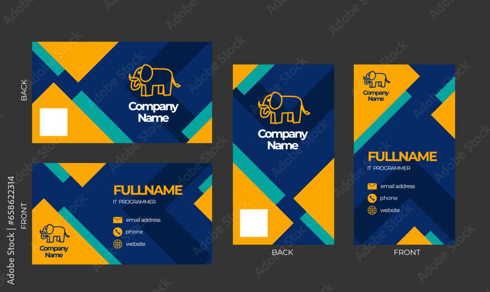 Elegant Business Card Template Elegant Business Card Template