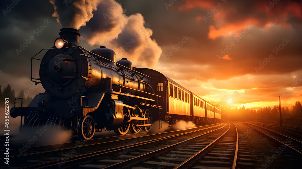 Naklejka premium locomotive