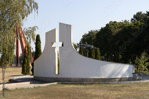 Moldova. Chisinau. 28.09.2023. Eternity Memorial Complex. Monument to the Victims of the Transnistrian War photo