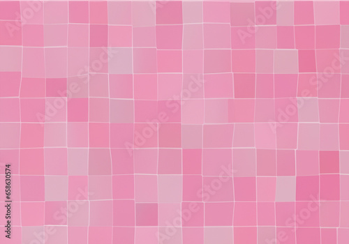 ピンクのタイル背景素材