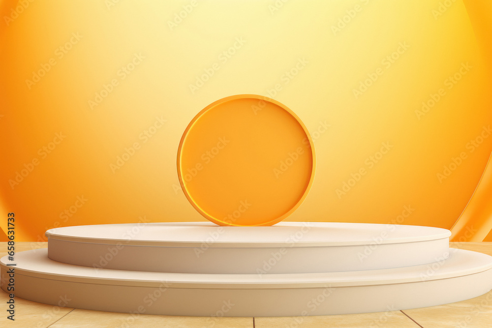empty podium on light background. empty podium on light background.