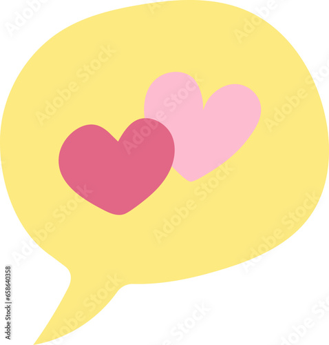 Speech bubble illustration