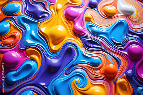 Abstract Liquid Art 