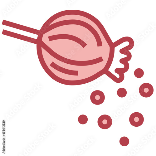 poppy seeds filled outline icon,linear,outline,graphic,illustration
