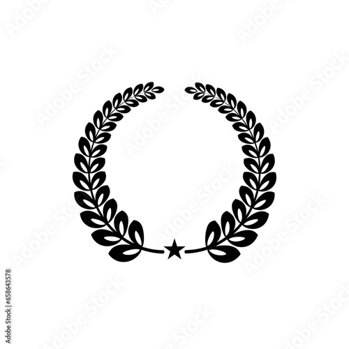 laurel wreath vector