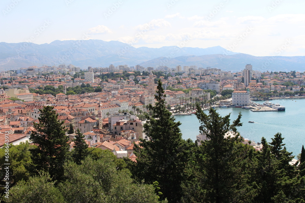 Split, Croatia panorama