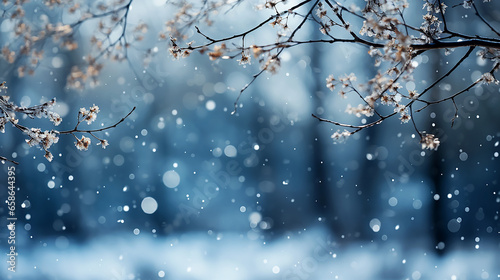 Minimal abstract background illustrative of winter holidays © aviavlad