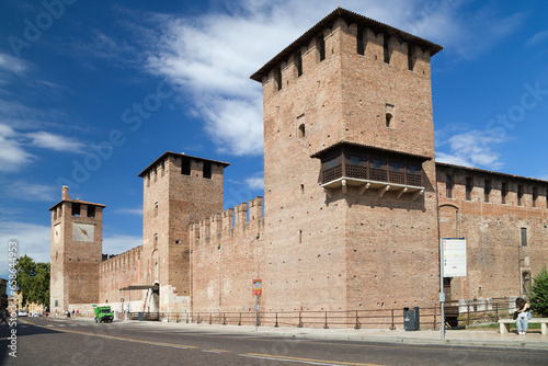 Obraz na płótnie Castelvecchio Castle in Verona w salonie