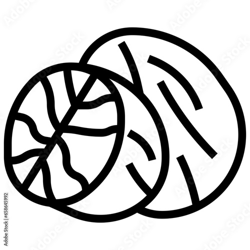 nutmeg filled outline icon,linear,outline,graphic,illustration