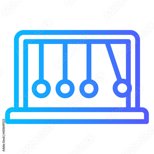 newton cardle gradient icon