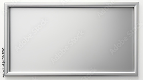 silver frame with copy space