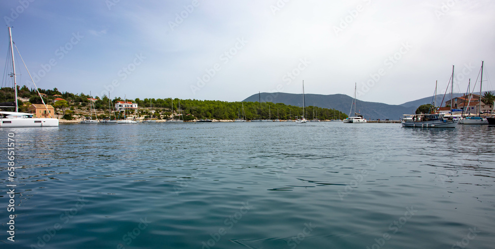 Fototapeta premium Fiscardo Marina Kefalonia Greece