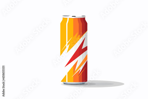 energy drink vector flat minimalistic isolated vector style illustration