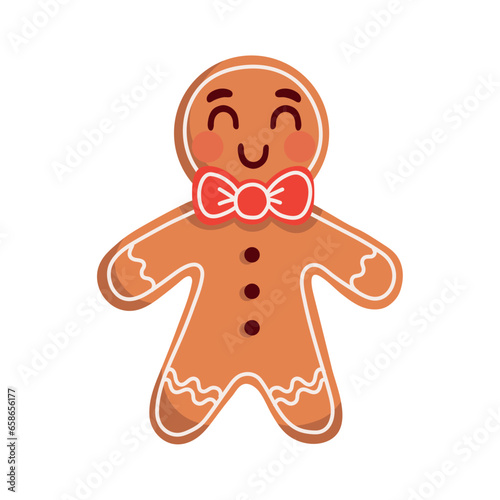 christmas character gingerbread man