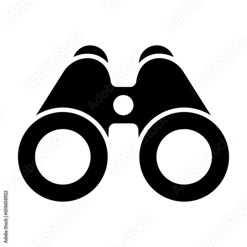 Binocular Glyph Icon