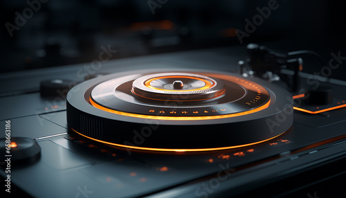 Futuristic turntable