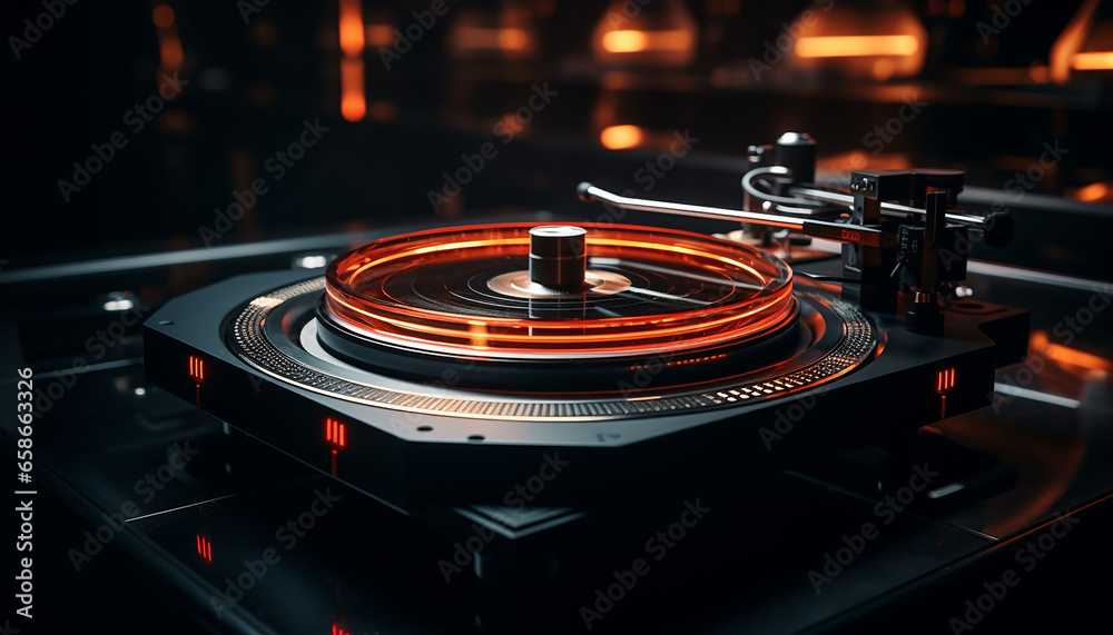Futuristic turntable Futuristic turntable