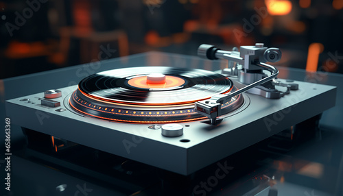 Futuristic turntable