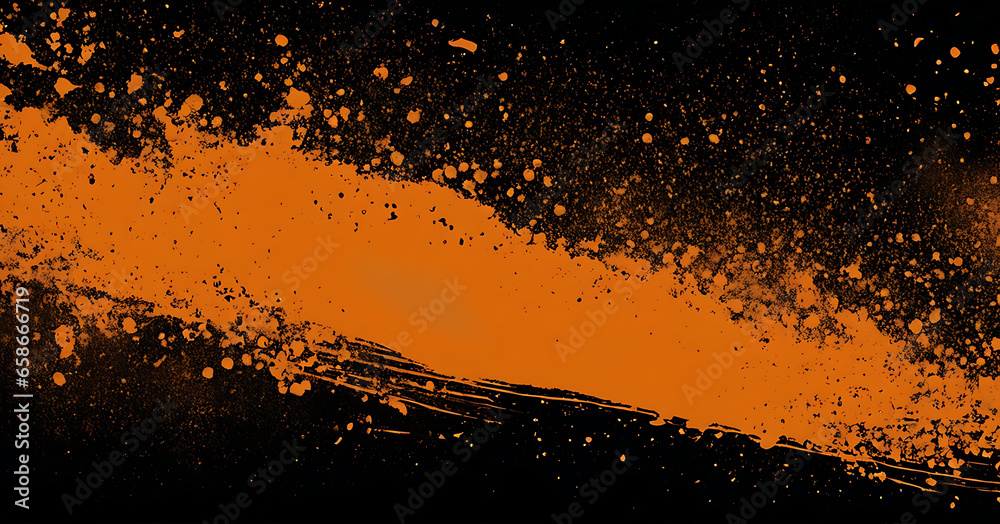 background orange and black