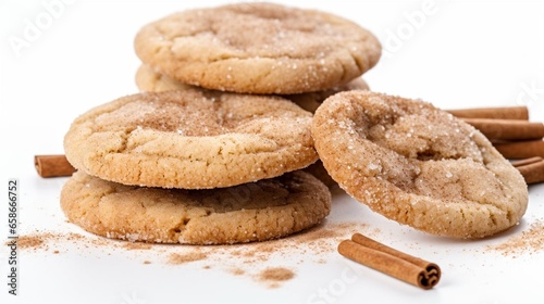 Delicious cinnamon sugar cookies for advertising AI generative