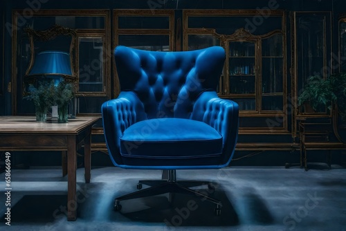 armchair in a room
