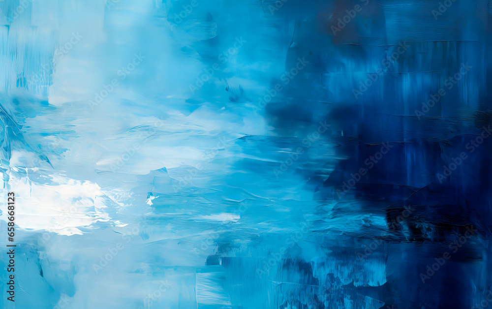 Abstract watercolor paint background. Blue color with liquid fluid grunge texture for wallpaper.