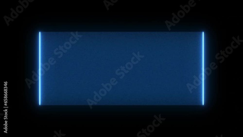 HUD, UI, GUI futuristic user interface screen snimation. High tech screen for video game. Sci-fi concept design. Callouts title. Modern banner, frame of lower third. Neon hologram screen overlay