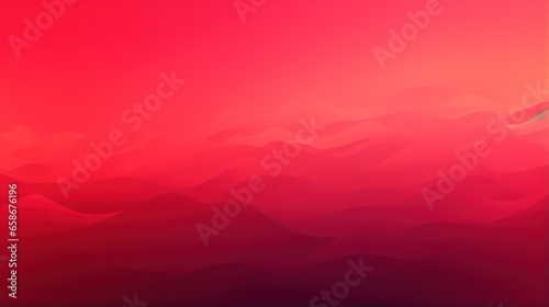 Mountain Concept Background in Red