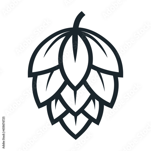 Otherwise, the image of a hop flower
