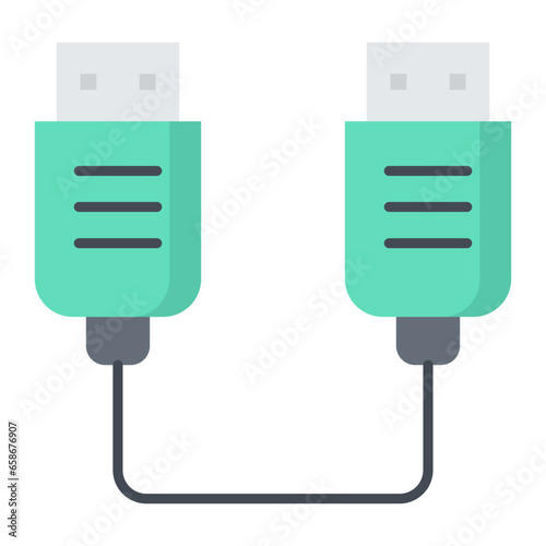HDMI Flat Icon